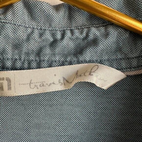 Travis Matthew Short‎ Sleeve Polo Shirt Men's M Blue Lightweight Collared - Picture 4 of 6